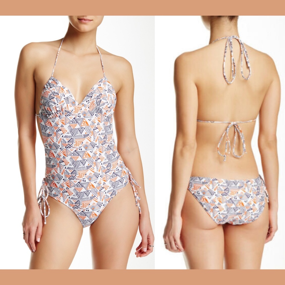 NWT Rachel Pally Iman Maillot Printed One-Piece
